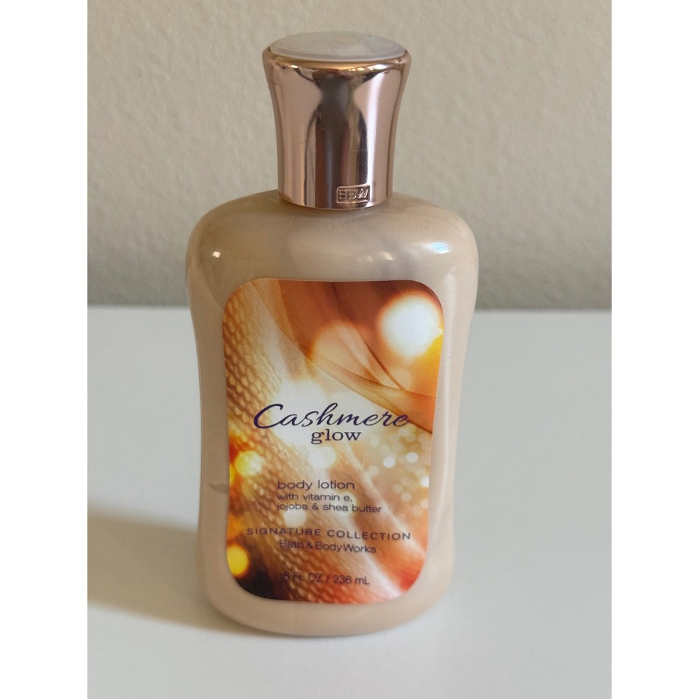 Bath & Body Works Cashmere Glow Body Lotion 8oz Signature Collection Peach